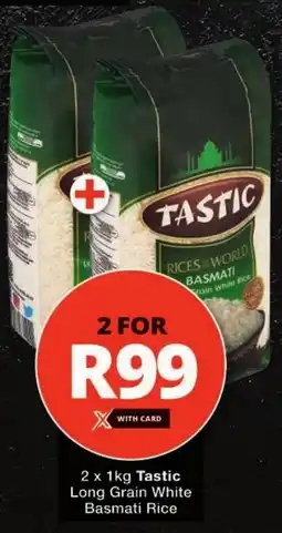 Checkers Tastic Long Grain White Basmati Rice offer