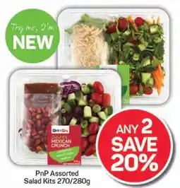 Pick n Pay PnP Assorted Salad Kits offer