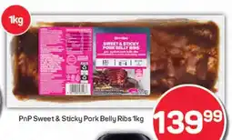 Pick n Pay PnP Sweet & Sticky Pork Belly Ribs offer