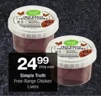 Checkers Simple Truth Free-Range Chicken Livers offer