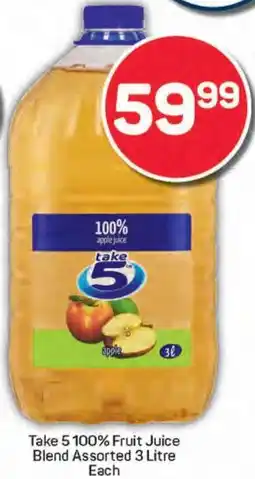 Pick n Pay Take 5 100% Fruit Juice Blend Assorted offer