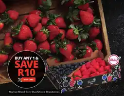 Checkers Mixed Berry Duo/ Choice Strawberries offer