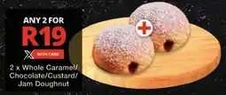 Checkers Whole Caramel/ Chocolate/ Custard/ Jam Doughnut offer