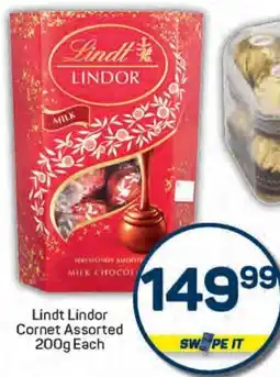 Pick n Pay Lindt Lindor Cornet Assorted offer