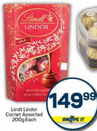 Pick n Pay Lindt Lindor Cornet Assorted offer