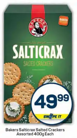Pick n Pay Bakers Salticrax Salted Crackers Assorted offer