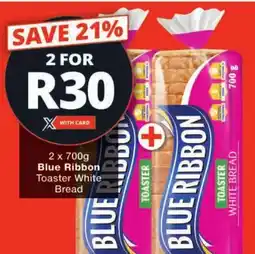 Checkers Blue Ribbon Toaster White Bread offer