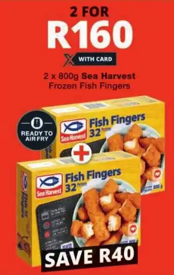 Checkers Sea Harvest Frozen Fish Fingers offer
