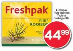 Pick n Pay Freshpak Pure Rooibos Tagless Teabags offer