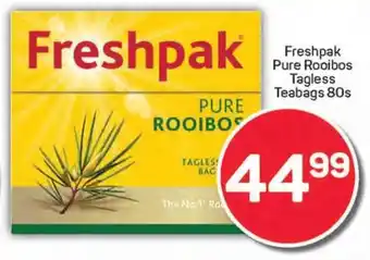 Pick n Pay Freshpak Pure Rooibos Tagless Teabags offer