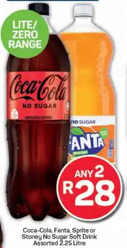 Pick n Pay Coca-Cola, Fanta, Sprite or Stoney No Sugar Soft Drink Assorted offer