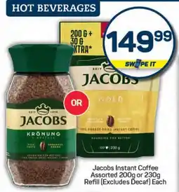 Pick n Pay Jacobs Instant Coffee Assorted or Refill offer