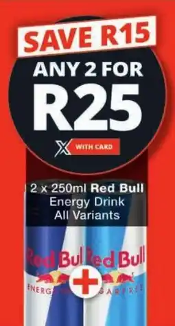 Checkers Red Bull Energy Drink All Variants offer