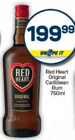 Pick n Pay Red Heart Original Caribbean Rum offer