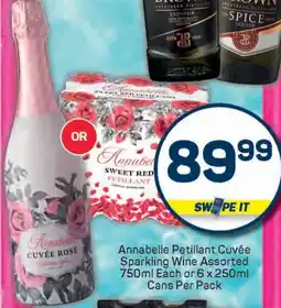 Pick n Pay Annabelle Petillant Cuvée Sparkling Wine Assorted or Cans offer