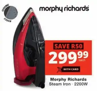 Checkers Morphy Richards Steam Iron offer