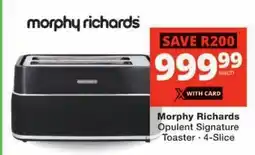 Checkers Morphy Richards Opulent Signature Toaster offer