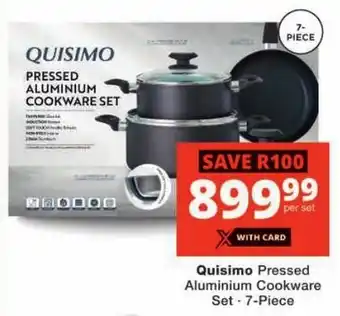 Checkers Quisimo Pressed Aluminium Cookware Set offer