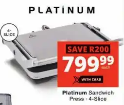 Checkers Platinum Sandwich Press offer