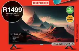 Checkers Telefunken 32" HD LED TV offer