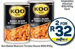 Pick n Pay Koo Baked Beans in Tomato Sauce offer