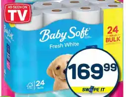 Pick n Pay Baby Soft 2 Ply White Toilet Tissue offer