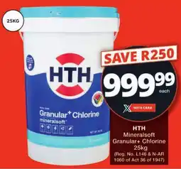 Checkers HTH Mineralsoft Granular+ Chlorine offer