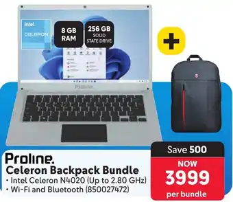 Makro Proline Celeron Backpack Bundle offer