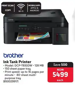 Makro Brother Ink Tank Printer offer