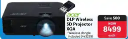Makro Acer DLP Wireless 3D Projector XGA offer