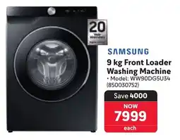 Makro SAMSUNG Front Loader Washing Machine offer