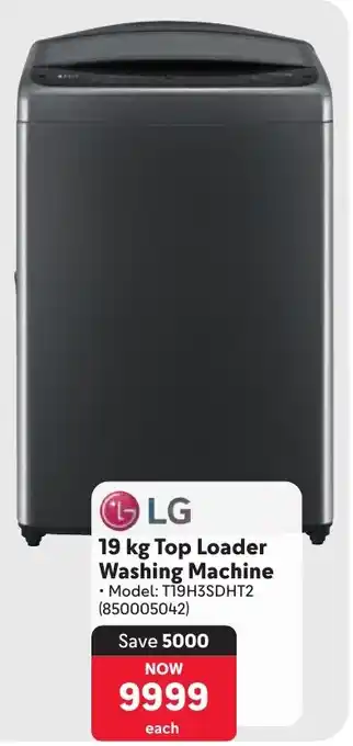 Makro LG Top Loader Washing Machine offer