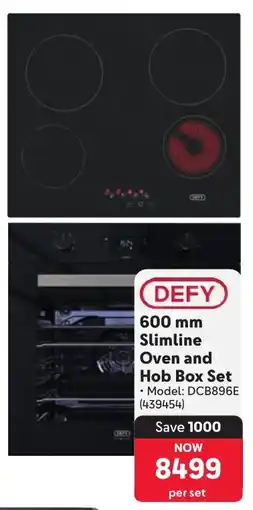 Makro DEFY Slimline Oven and Hob Box Set offer