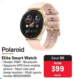 Makro Polaroid Elite Smart Watch offer