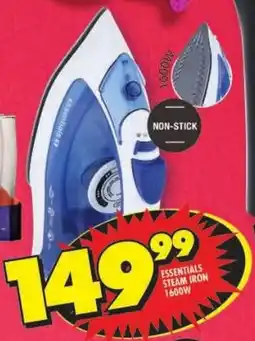Shoprite Essentials steam iron offer
