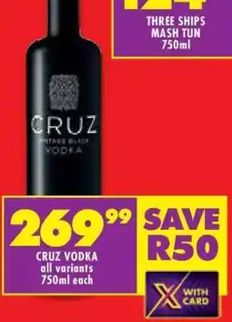 Shoprite Cruz Vodka offer