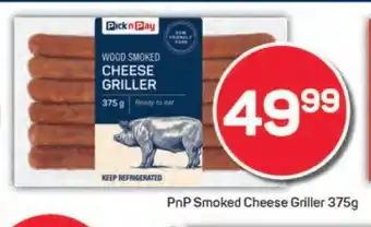 Pick n Pay PnP Smoked Cheese Griller 375g offer