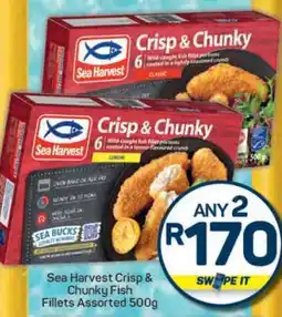 Pick n Pay Sea Harvest Crisp & Chunky Fish Fillets Assorted 500g offer