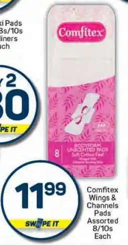 Pick n Pay Comfitex Wings & Channels Pads offer