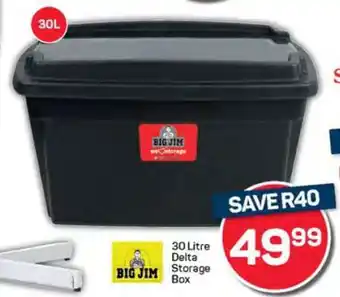 Pick n Pay Big Jim 30 Litre Delta Storage Box offer