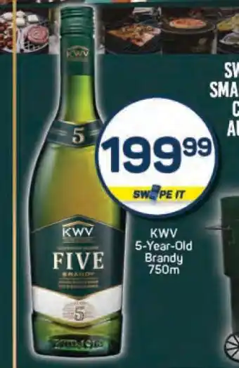 Pick n Pay KWV 5-Year-Old Brandy 750ml offer