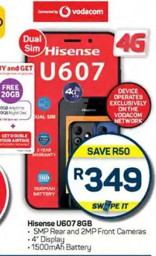 Pick n Pay Hisense U607 8GB offer
