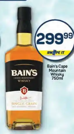Pick n Pay Bain's Cape Mountain Whisky 750ml offer