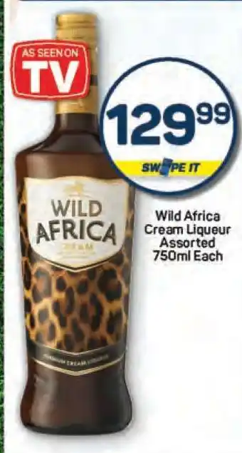 Pick n Pay Wild Africa Cream Liqueur Assorted 750ml Each offer