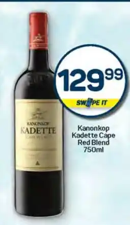 Pick n Pay Kanonkop Kadette Cape Red Blend 750ml offer