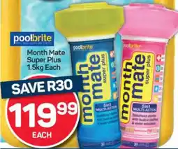 Pick n Pay poolbrite Month Mate Super Plus offer