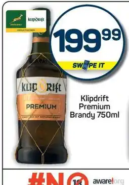 Pick n Pay KLIPDRIFT PREMIUM BRANDY 750ml offer