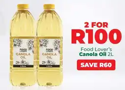 Food Lover's Market Food Lover's Canola Oil 2L offer