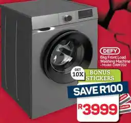Pick n Pay Hypermarket DEFY 6kg Front Load Washing Machine offer