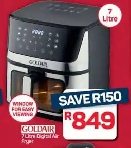 Pick n Pay Hypermarket Goldair 7 Litre Digital Air Fryer offer